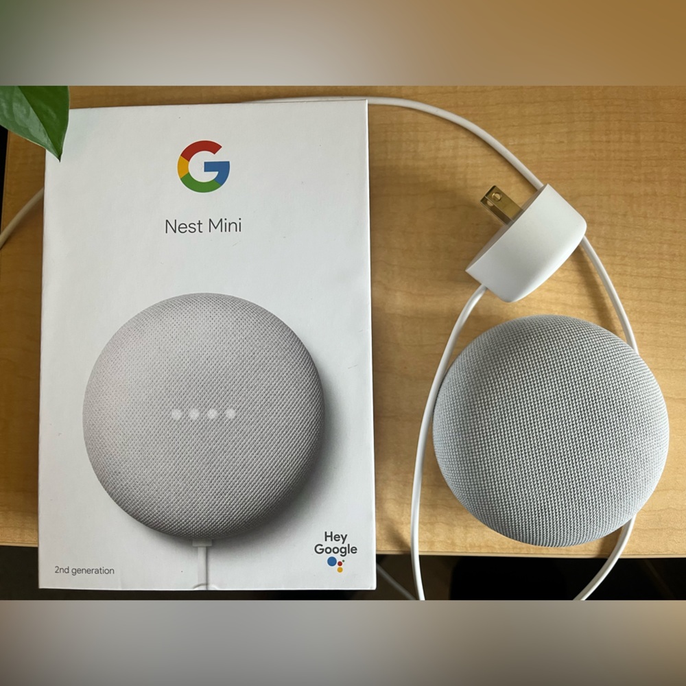 Google Nest Mini Smart Speaker in Gray